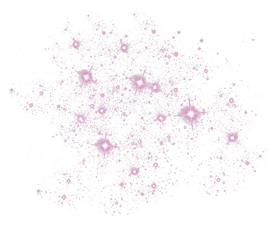 Pink Glitter Shining Stars